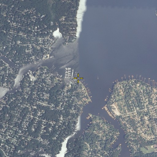 Aerial/Satellite Image of Magothy Marina, MD