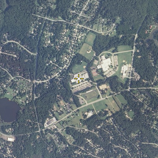 Aerial/Satellite Image of Chesapeake High School, MD