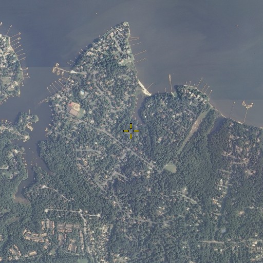 Aerial/Satellite Image of Ulmstead Point, MD
