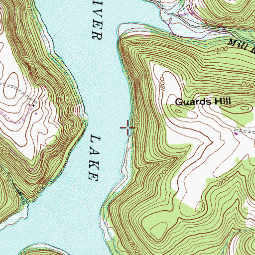 Topographic Map of Geices (historical), MD