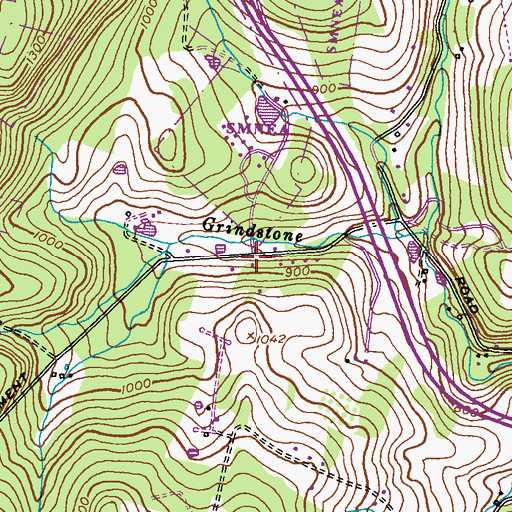 Topographic Map of Lens Rambles, MD