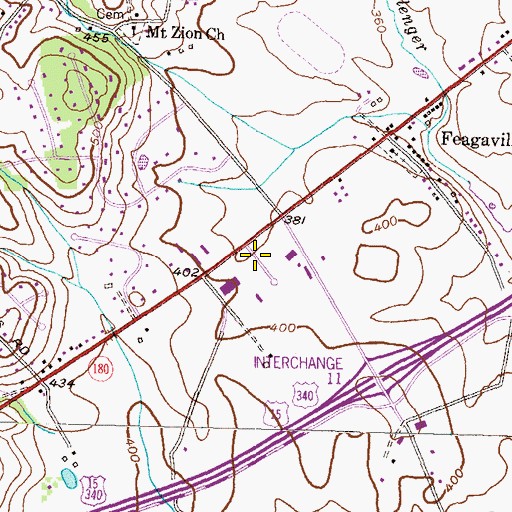 Topographic Map of Kings Kingdom, MD