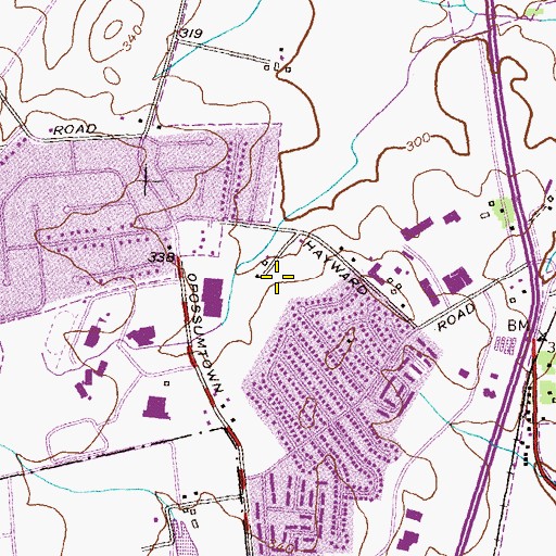 Topographic Map of Monocacy Elementary School, MD