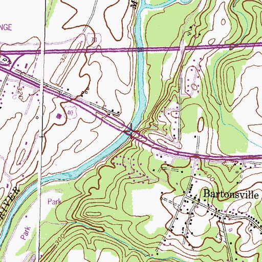 Topographic Map of Jug Bridge, MD