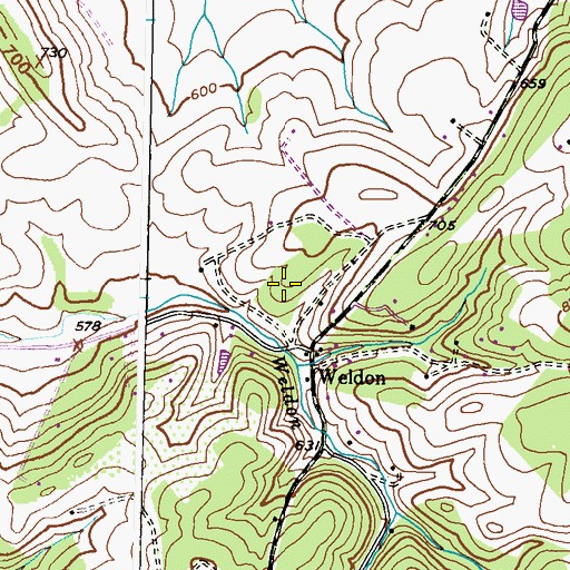 Topographic Map of Tarson Manor, MD