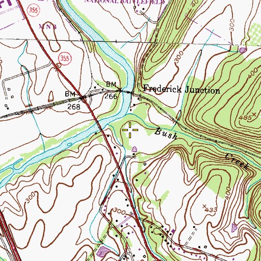 Topographic Map of Gambrills Mill (historical), MD