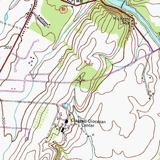 Topographic Map of Paulson, MD