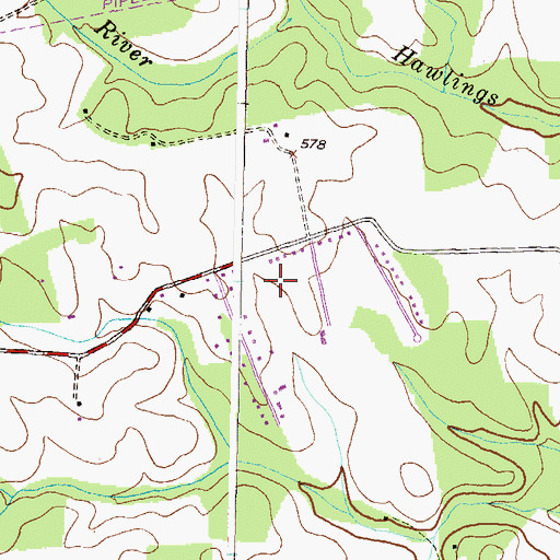 Topographic Map of Griffith Park, MD