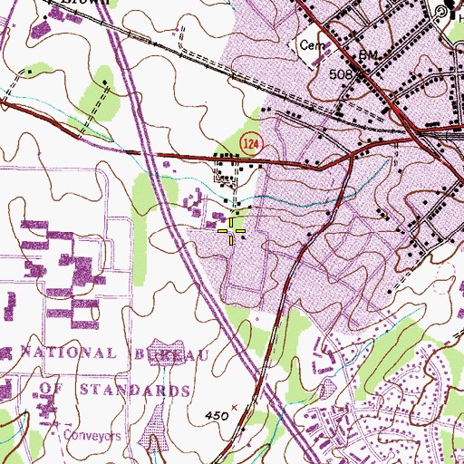 Topographic Map of Londonderry, MD