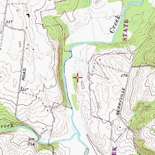 Topographic Map of Seneca Creek State Park, MD