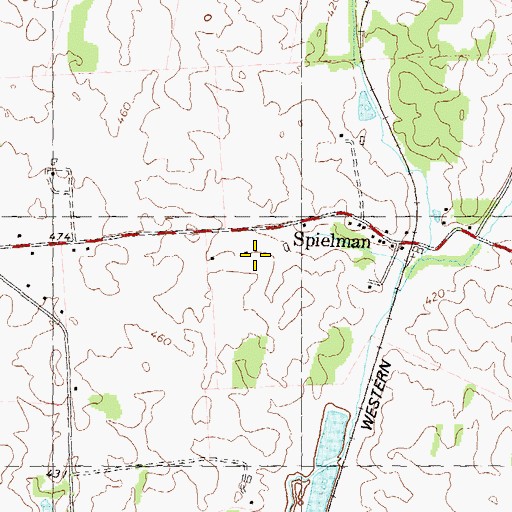 Topographic Map of Lake Fairplay Estates, MD