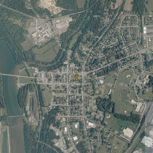 Aerial/Satellite Image of Saint Augustine Catholic Church, MD