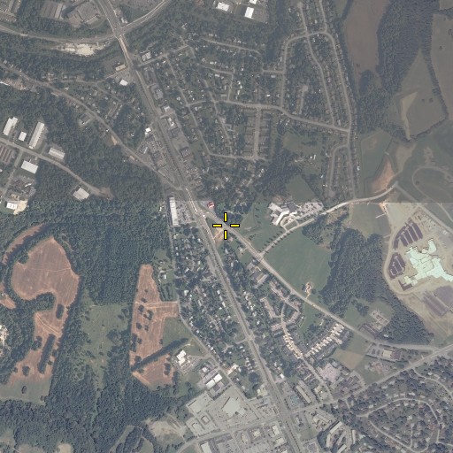 Aerial/Satellite Image of The Church of Jesus Christ of Latter Day Saints, MD