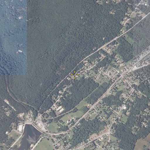 Aerial/Satellite Image of Highfield Post Office, MD