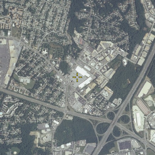 Aerial/Satellite Image of Forestville Plaza Shopping Center, MD
