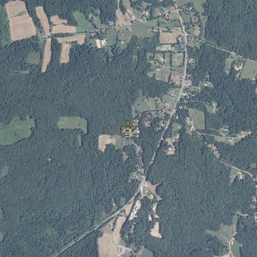 Aerial/Satellite Image of Christ United Methodist Church Cemetery, MD