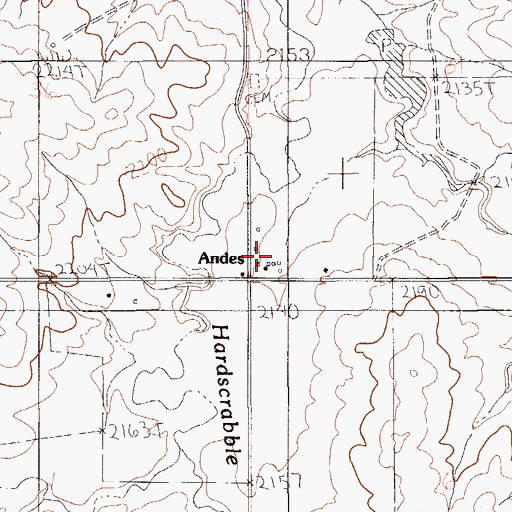 Topographic Map of Reorganized Church of Jesus Christ of the Latter Day Saints (historical), MT