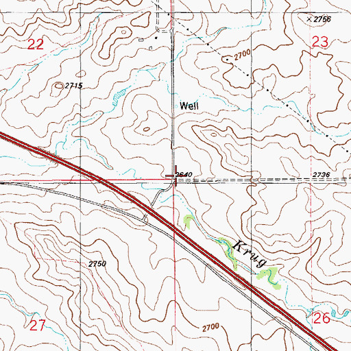 Topographic Map of Parker School (historical), MT