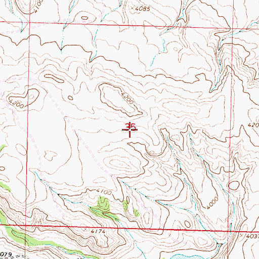 Topographic Map of Pearl Post Office (historical), MT