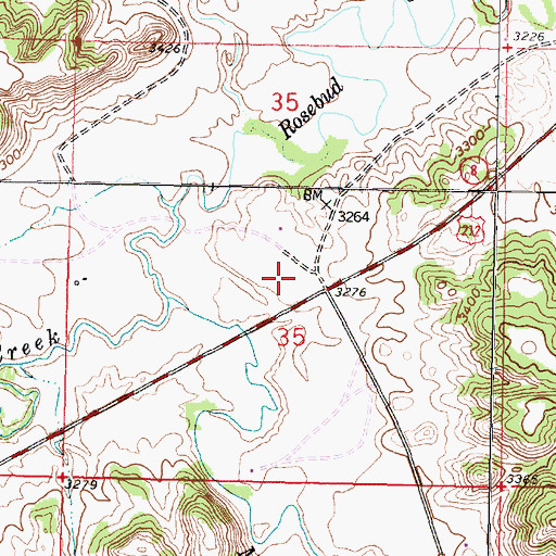Topographic Map of Muddy Post Office (historical), MT