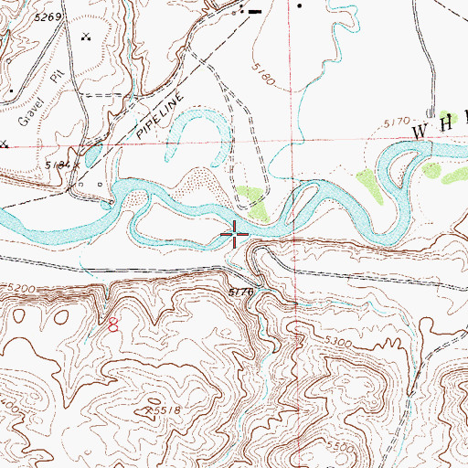 Topographic Map of Little Trujillo Wash, CO