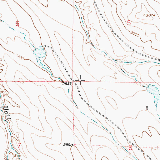 Topographic Map of Rose School (historical), MT