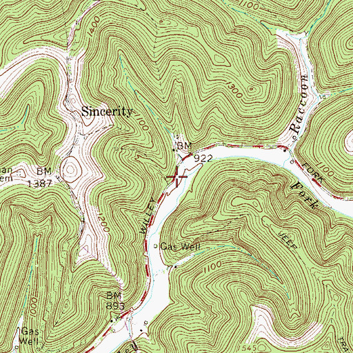 Topographic Map of Lone Valley Church (historical), WV