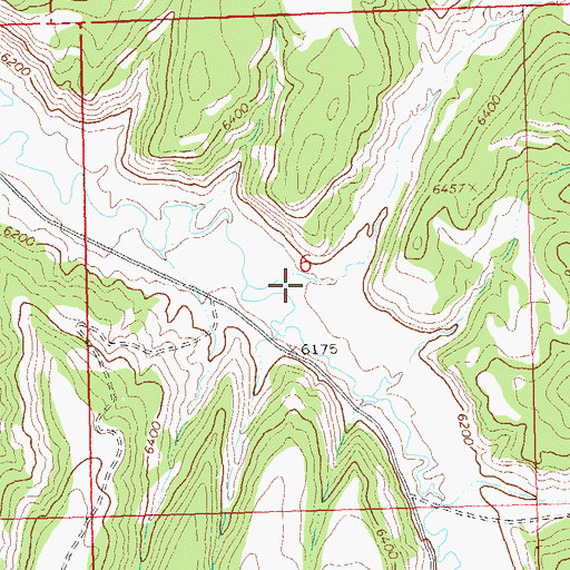 Topographic Map of Bowman Canyon, CO
