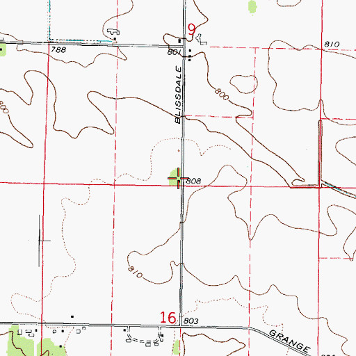 Topographic Map of Driver School (historical), IL