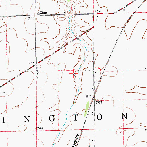 Topographic Map of Maplewood Mine Number 2, IL
