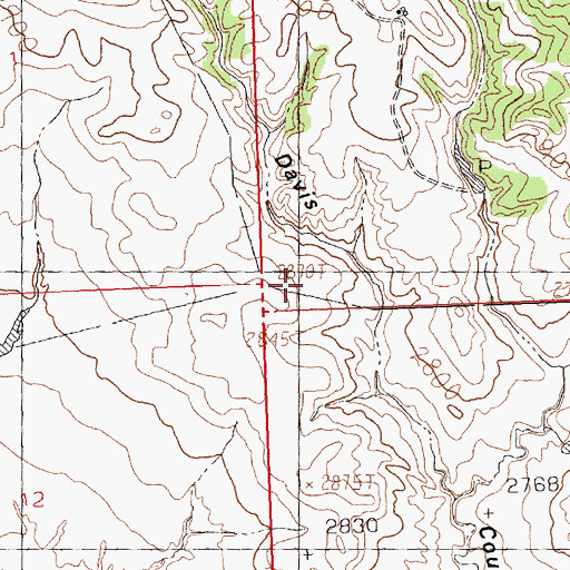 Topographic Map of Dovetail (historical), MT