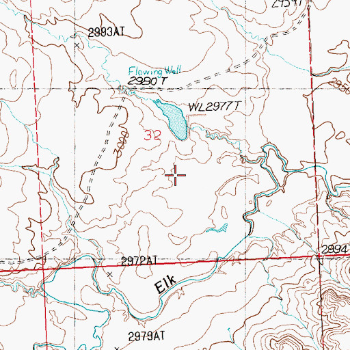 Topographic Map of Bratten School (historical), MT
