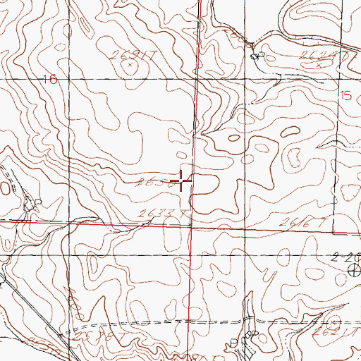 Topographic Map of Edgren School (historical), MT