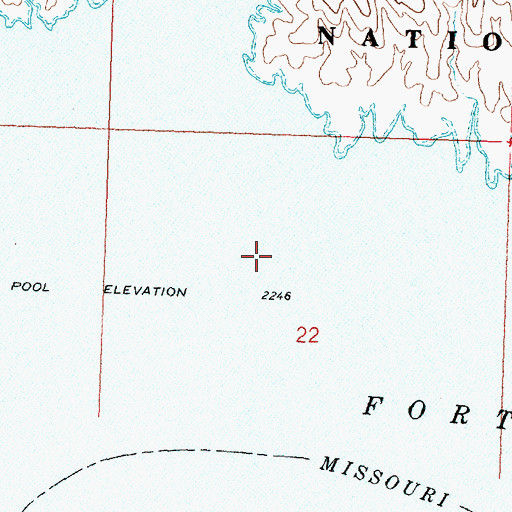 Topographic Map of Leedy (historical), MT