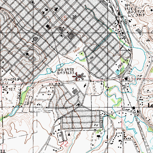 Topographic Map of Sunrise Personal Care Home, MT