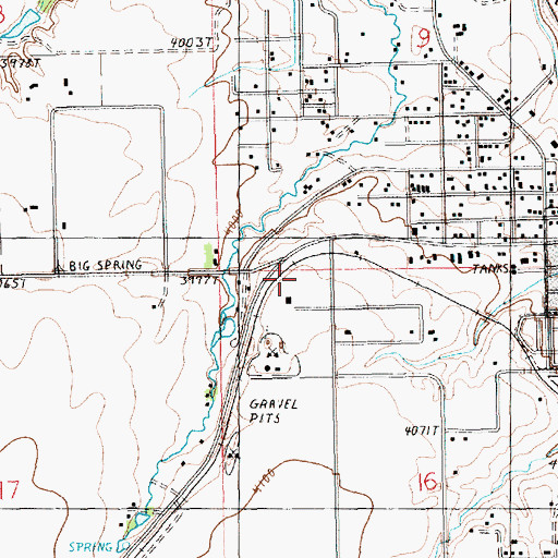 Topographic Map of Judith Basin Country Historical Marker, MT