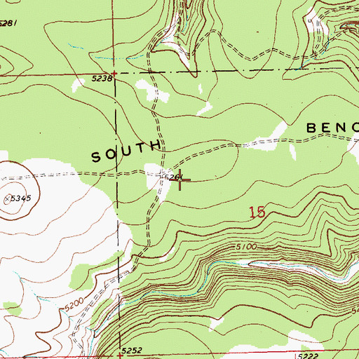 Topographic Map of Pine Grove School (historical), MT