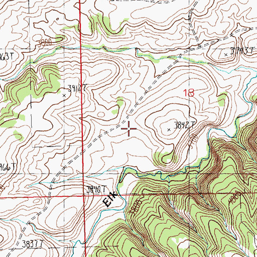 Topographic Map of Silver Brook School (historical), MT