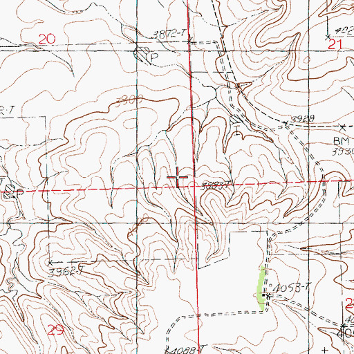 Topographic Map of Roy Junction School (historical), MT