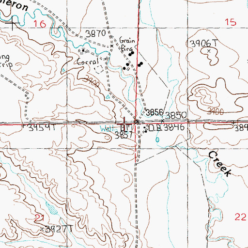 Topographic Map of Emory Post Office (historical), MT