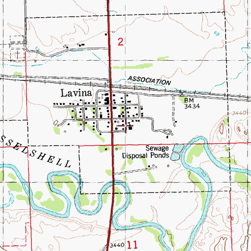 Lavina Public School, MT
