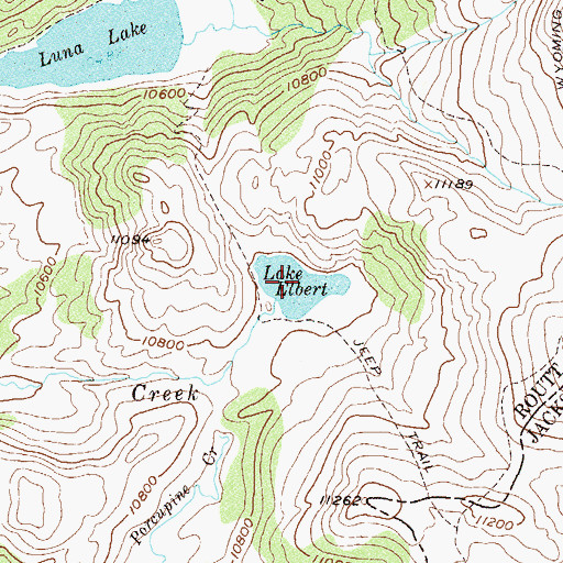 Topographic Map of Lake Elbert, CO