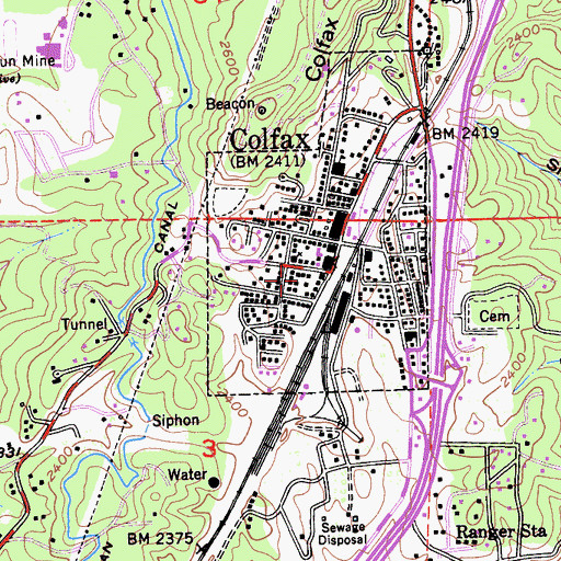 Colfax Post Office, CA