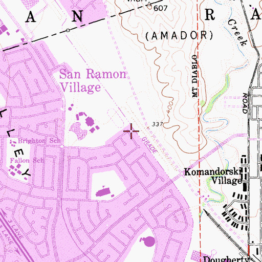 Topographic Map of Stagecoach Park, CA
