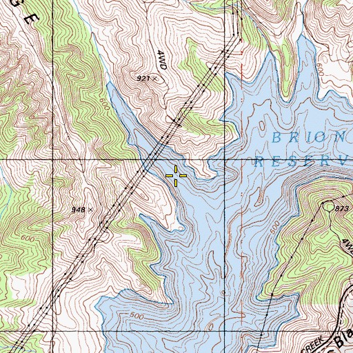 Topographic Map of Deep Cove, CA