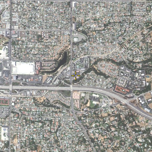 Aerial/Satellite Image of Grand Creek Shopping Center, CA