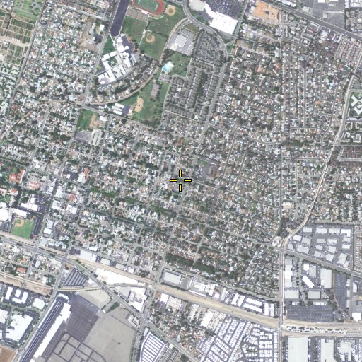 Aerial/Satellite Image of Lincoln Mini Park, CA
