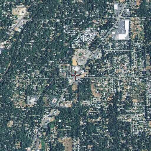 Aerial/Satellite Image of The Church of Jesus Christ of Latter Day Saints, CA