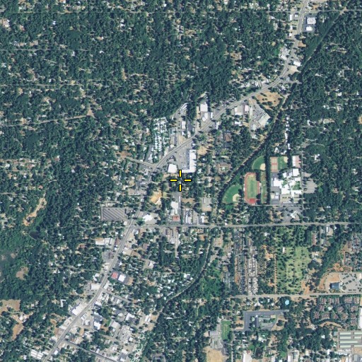 Aerial/Satellite Image of Paradise Lutheran Church, CA
