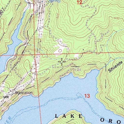 Topographic Map of Pipers (historical), CA